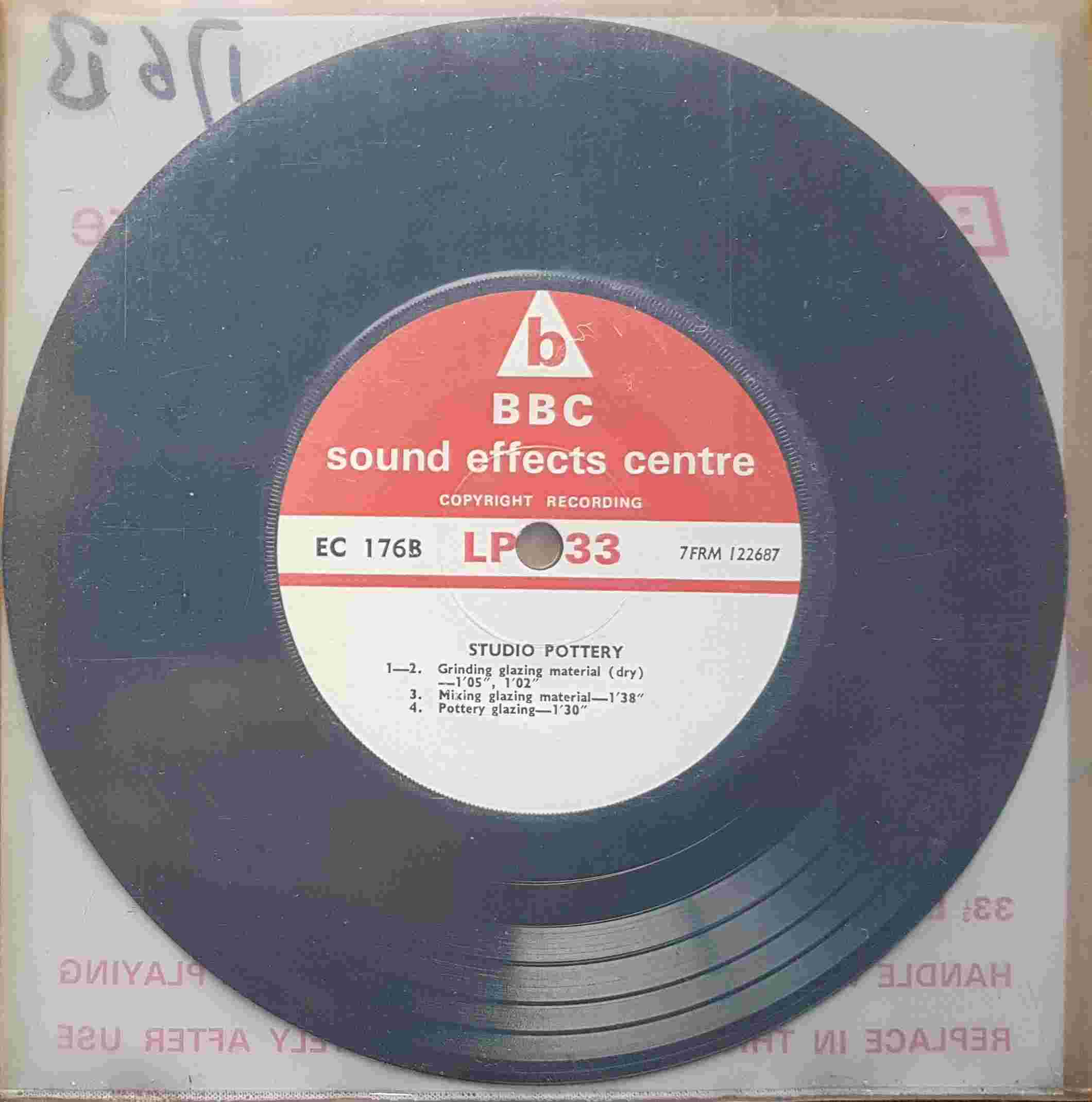 Picture of EC 176B Studio pottery by artist Not registered from the BBC records and Tapes library